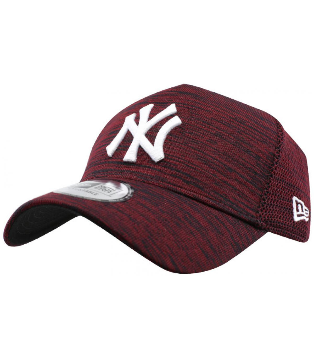 Casquette Engineered NY maroon cardinal black New Era